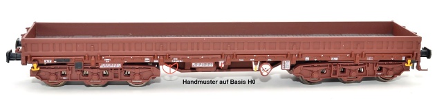 NPE Modellbau NW52973 - TT - Schwerlastwagen Samms 4860 unbeladen, DR, Ep. IV - Wagen 2